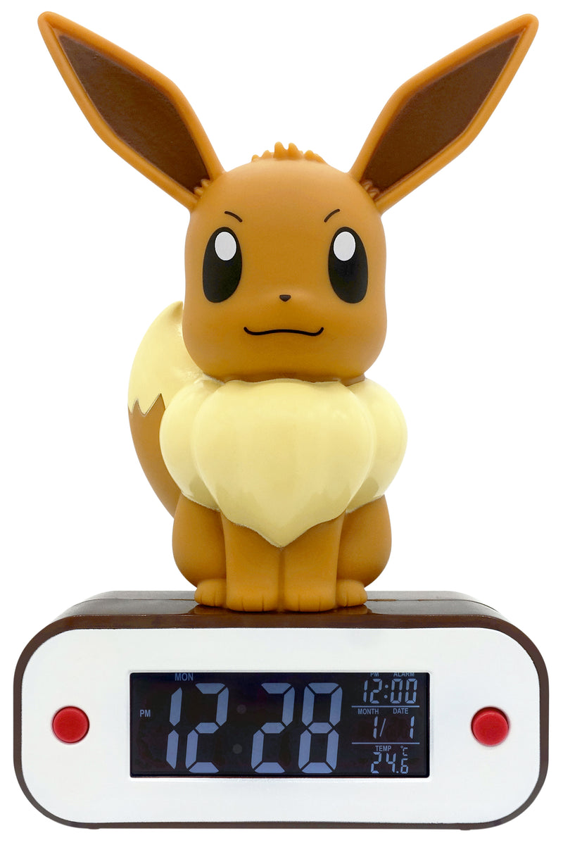 POKÉMON Eevee Lightup figurine Alarm Clock Teknofun USA
