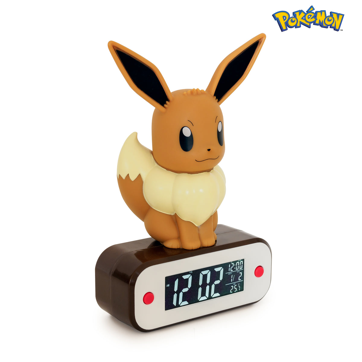 POKÉMON Eevee Lightup figurine Alarm Clock Teknofun USA
