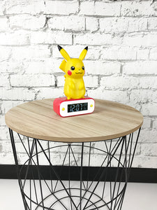 POKÉMON Pikachu light-up alarm clock