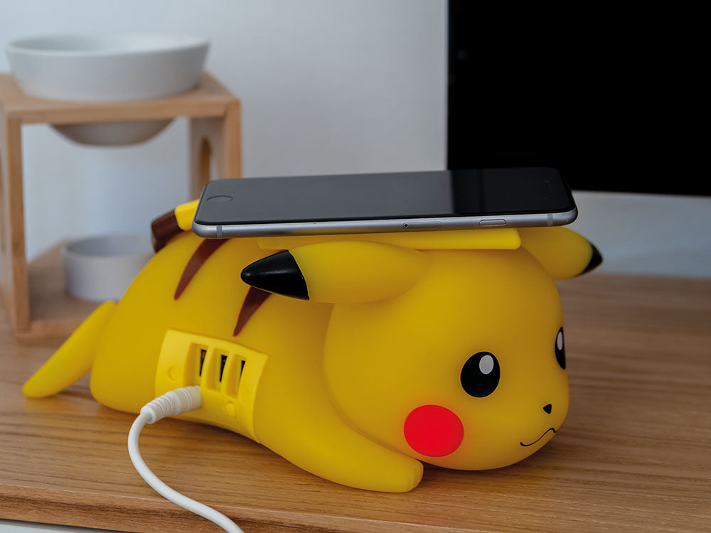 Pikachu wireless charger with AC adaptor UK plug – Teknofun USA