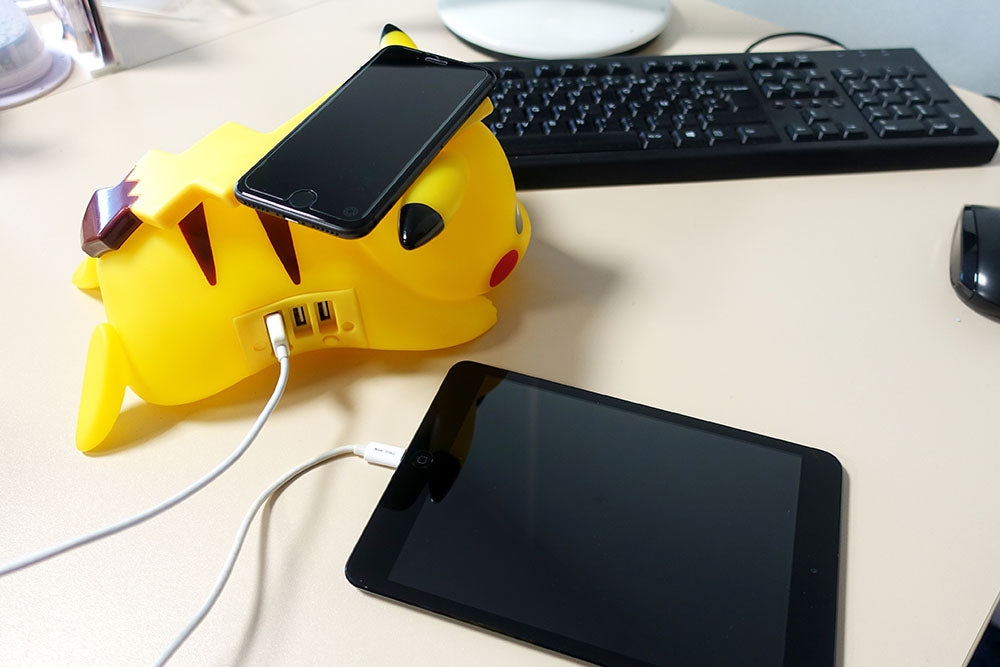 Pikachu wireless charger with AC adaptor UK plug