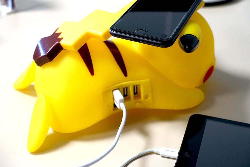 Pikachu wireless charger with AC adaptor UK plug