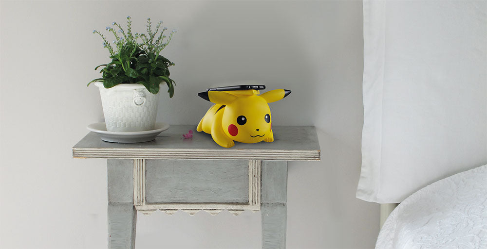 Pikachu wireless charger with AC adaptor UK plug