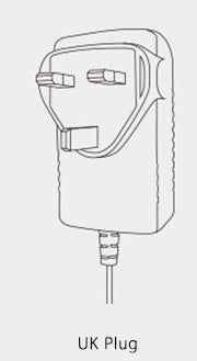 Pikachu wireless charger with AC adaptor UK plug
